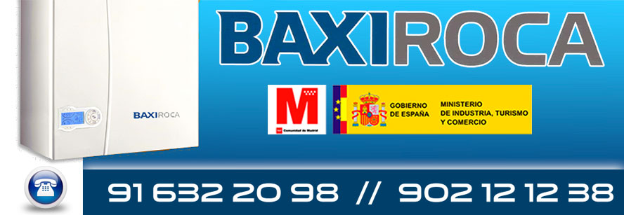 servicio técnico de reparación de calderas BaxiRoca en Tres Cantos